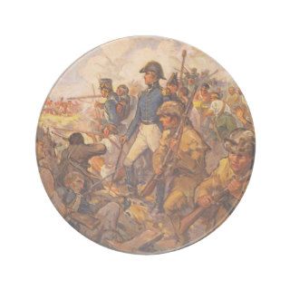 Andrew Jackson During the Battle of New Orleans Beverage Coasters