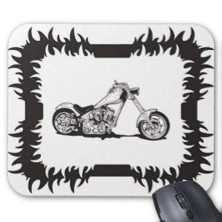 Border Motorcycle3 Mouse Pad