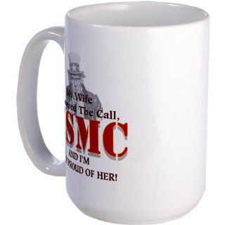  USMC Wife Large Mug Large Mug   Standard Kitchen & Dining
