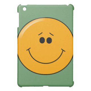 Orange Sympathetic Big Smile Smiley iPad Mini Covers