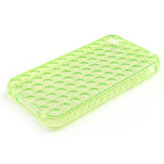 Bubble Transparent Soft Case for iPhone4 (Green)  Cell Phone Carrying Cases  Sports & Outdoors