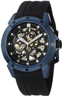 Stuhrling Original Men's 539.33X61 Leisure Gen X Crucible XT Automatic Skeleton Blue Watch at  Men's Watch store.