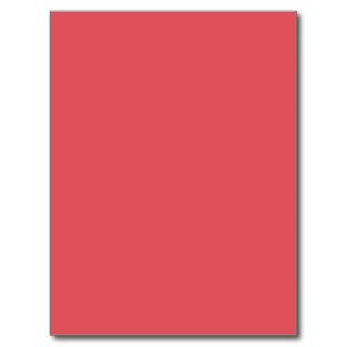 Salmon Peach Pink Fashion Color Trend 2014 Blank Postcard