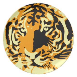 Tiger Party Plates
