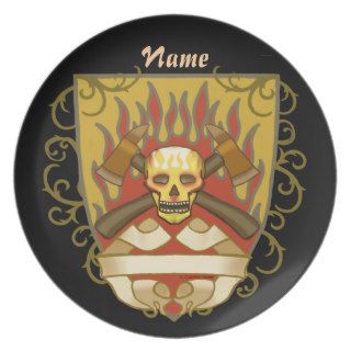 Firefighter Flame Shield Plate
