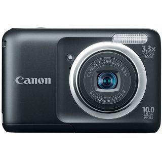 Canon PowerShot A800 10.0MP Black Digital Camera Canon Point & Shoot Cameras