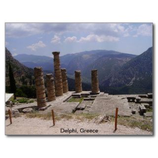 The "Oracle of Delphi" Post Card