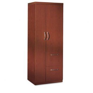 Tiffany Industries APST1LCR 24 by 24 by 68 3/4 Inch Aberdeen Personal Storage Tower with 2 Shelves, Cherry   Free Standing Cabinets