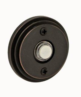 Fusion Hardware BEL B1 ORB Decorative Collection Stepped Doorbell, Oil Rubbed Bronze, 1 Pack   Doorbell Push Buttons  