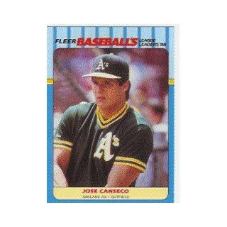 1988 Fleer League Leaders #4 Jose Canseco Sports Collectibles