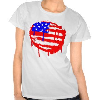 Grunge American Flag T shirts