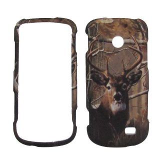 Camo Deer rubberized Samsung T528G Straight Talk Phone Case Cell Phones & Accessories
