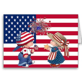 Celebrate American Flag Cards