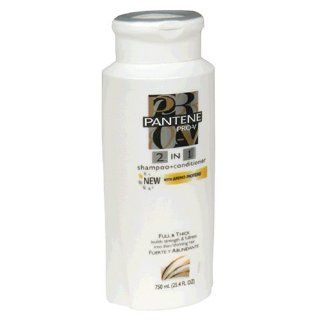 Pantene Pro V 2 in 1 Shampoo + Conditioner, Full and Thick, Packaging May Vary, 25.4 fl oz (750 ml) Health & Personal Care