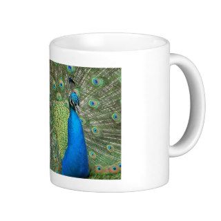 Beautiful Peacock Mugs