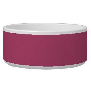 Raspberry Rose Top Color Complementing Dog Water Bowls