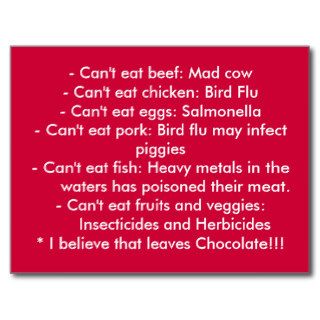 Causes   Healthy Eating Post Card