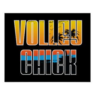 Volleyball poster   VolleyChick Sure