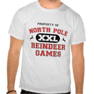 North Pole Reindeer Games T shirts