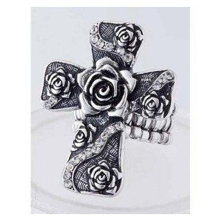 Roses and Cross Ring Clothing