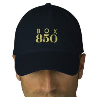 BOX 850  Embroidered Cap Embroidered Baseball Caps