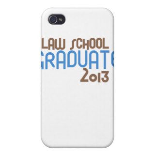 Funky Law School Graduate 2013 (Blue) iPhone 4 Case