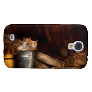 Animal   Cat   Bucket of fun Samsung Galaxy S4 Case