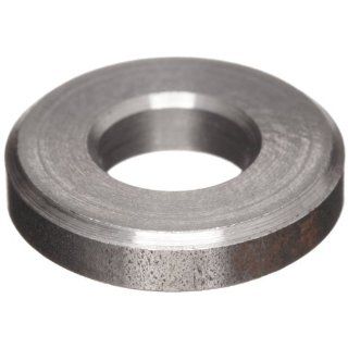 12L14 Carbon Steel Type B Flat Washer, Plain Finish, Meets ANSI B18.22.1, #1 Hole Size, 0.531" ID, 1" OD, 0.188" Nominal Thickness, Made in US (Pack of 10)