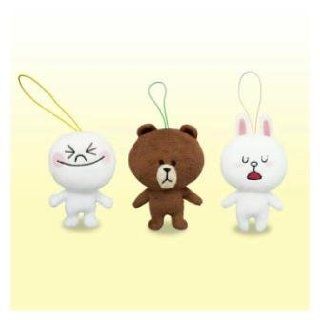 LINE mascot CONY BROWN MOON all three (japan import) Toys & Games