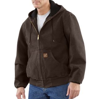 Carhartt Active Jacket   Quilt Lined (For Tall Men)   DARK RED (4XL )