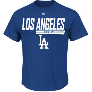 MAJESTIC ATHLETIC Mens Los Angeles Dodgers Laser Like Focus Short Sleeve T 