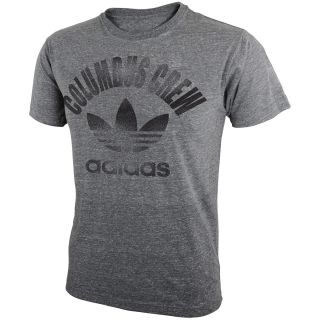 adidas Youth Columbus Crew Tri Blend Trefoil Short Sleeve T Shirt   Size Medium