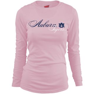 MJ Soffe Girls Auburn Tigers Long Sleeve T Shirt   Soft Pink   Size XL/Extra