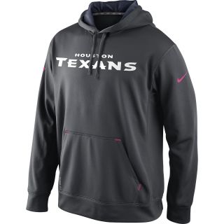 NIKE Mens Houston Texans Breast Cancer Awareness Performance Hoody   Size