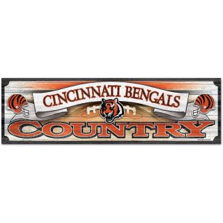 Wincraft Cincinnati Bengals Country 9x30 Wooden Sign (50501011)