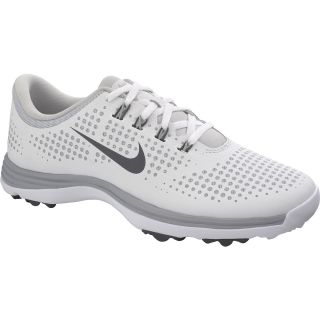 NIKE Womens Lunar Empress Golf Shoes   Size 8.5, White/grey