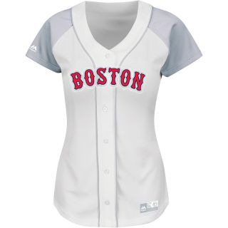 MAJESTIC ATHLETIC Womens Boston Red Sox Dustin Pedroia Jersey   Size Small,