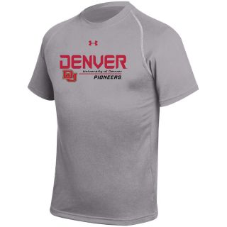 UNDER ARMOUR Youth Denver Pioneers Tech T Shirt   Size Small, Grey Heather