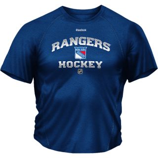 REEBOK Mens New York Rangers Authentic Elite Speedwick Short Sleeve T Shirt  