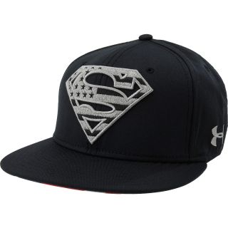 UNDER ARMOUR Mens Alter Ego Superman Adjustable Cap, Black/graphite