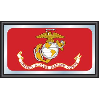 Trademark Global US Marine Corps Framed Logo Mirror (USMC1500 B)
