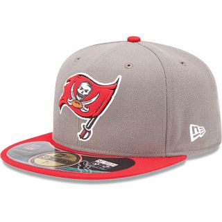 NEW ERA Mens Tampa Bay Buccaneers Official On Field 59FIFTY Fitted Hat   Size