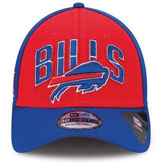 NEW ERA Mens Buffalo Bills Draft 39THIRTY Stretch Fit Cap   Size M/l, Blue