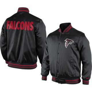 NIKE Mens Atlanta Falcons Snap Front Start Again Jacket   Size Small,