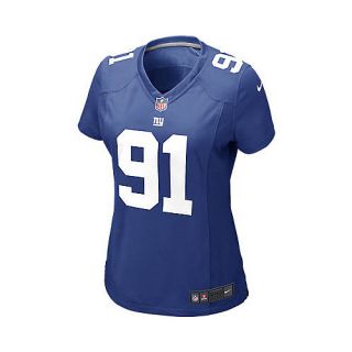 NIKE Womens New York Giants Justin Tuck Game Team Color Jersey   Size Xl,
