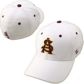 Zephyr Arizona State Sun Devils ZH Stretch Fit Hat   White   Size Small,