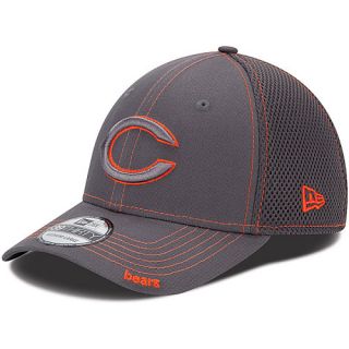 NEW ERA Mens Chicago Bears 39THIRTY Graphite Neo Stretch Fit Cap   Size S/m,