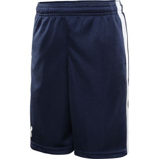 UNDER ARMOUR Boys Ultimate Shorts   Size Large, Midnight Navy/white