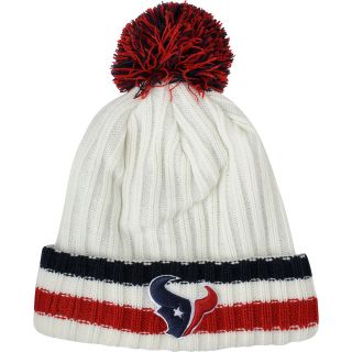 NEW ERA Mens Houston Texans Yesteryear Knit Hat, Grey
