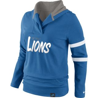 NIKE Womens Detroit Lions Play Action Hooded Top   Size XS/Extra Small,